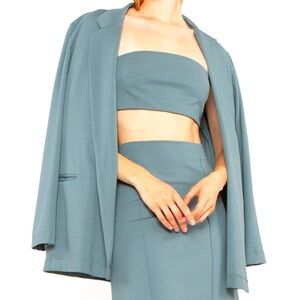 Elegant Teal Women's Blazer